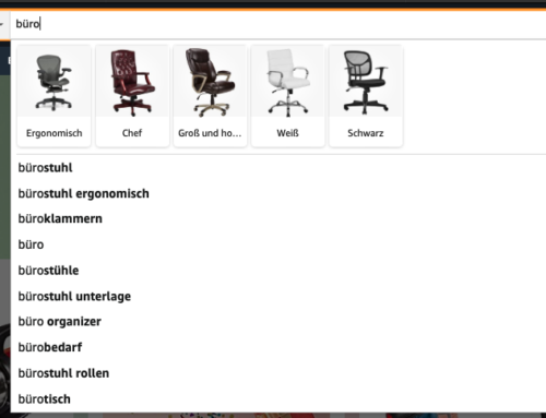 Amazon Produktsuche umfasst nun Kategorie-Thumbnails